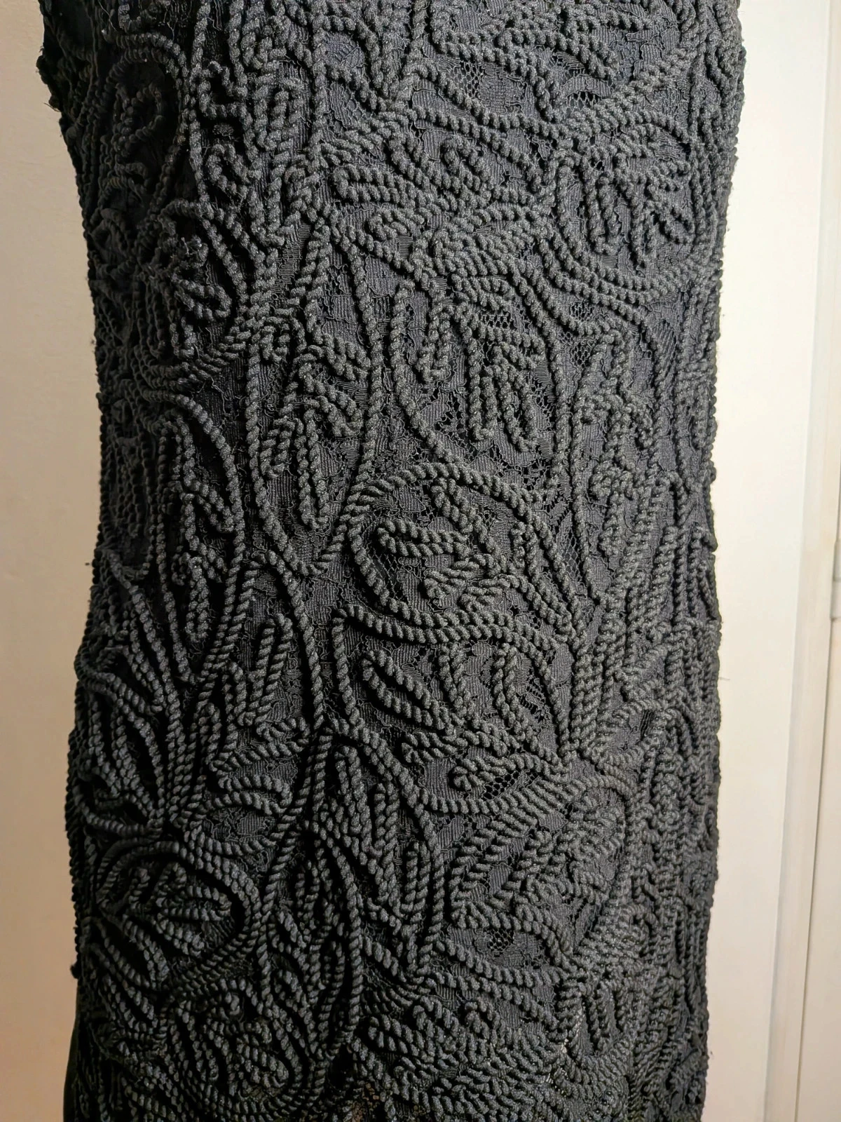 Robe motif cordelettes – photo 4